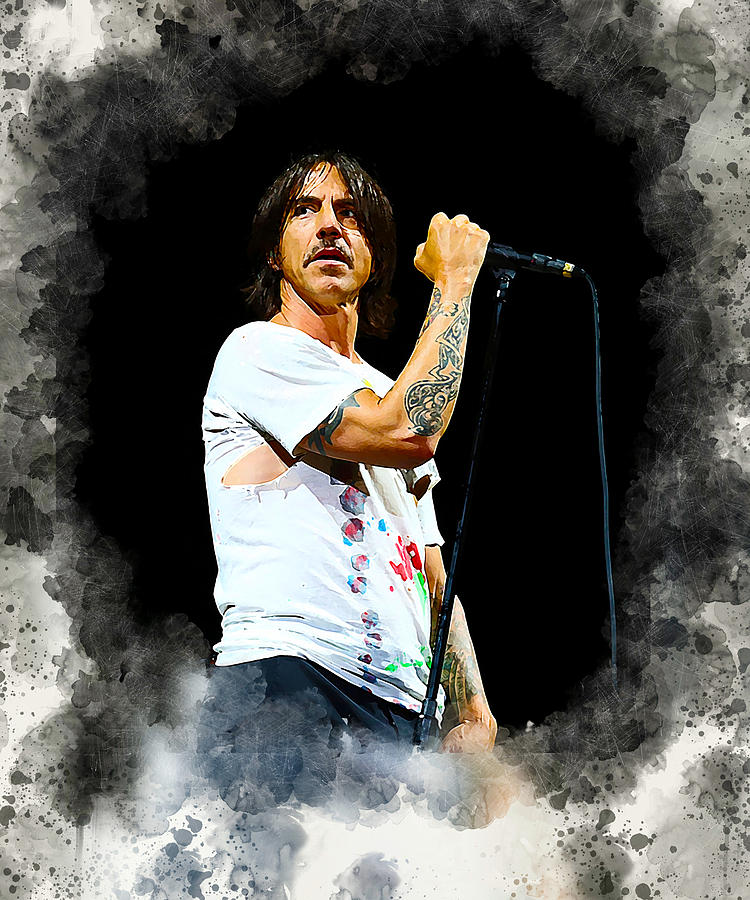 Anthony Kiedis Digital Art by Karl Knox