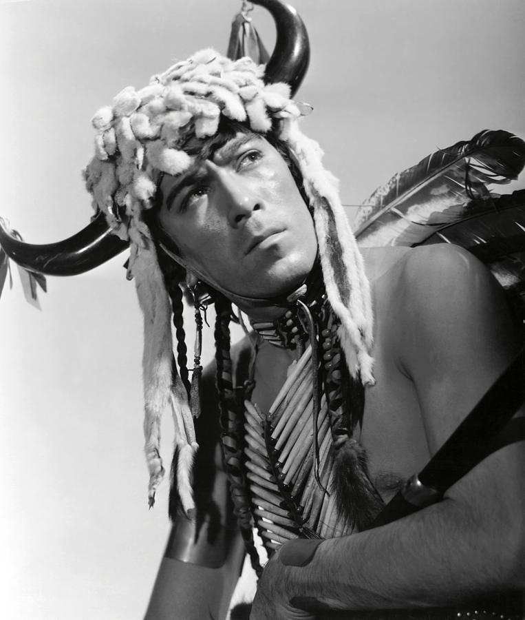 ANTHONY QUINN in BUFFALO BILL -1944-. Photograph by Album