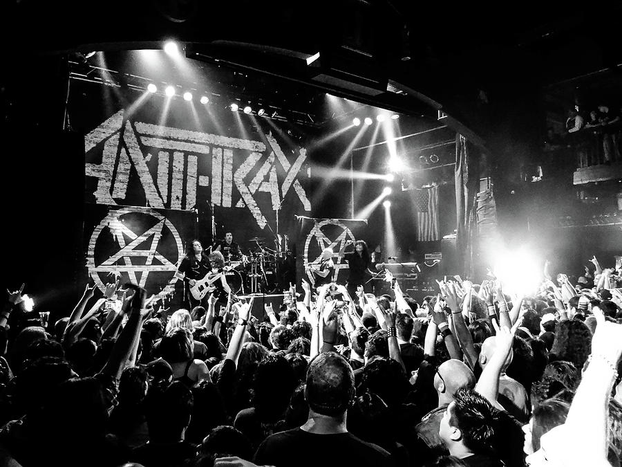 Anthrax Photograph - Anthrax HOB by John Hardin