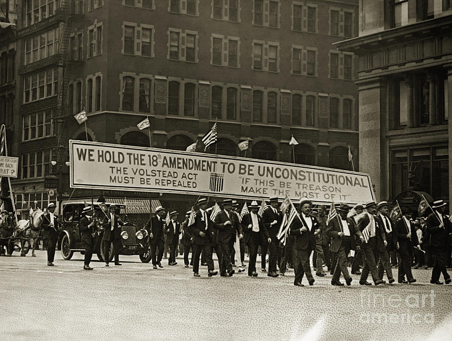 Anti-prohibition Parade Photograph by Bettmann