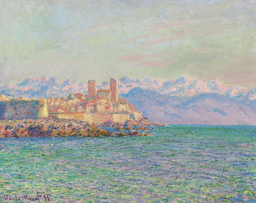 Claude Monet Painting - Antibes, Le Fort by Claude Monet