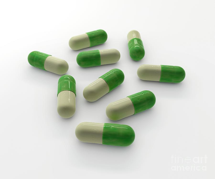Antidepressant Medication Photograph by Robert Brook/science Photo Library