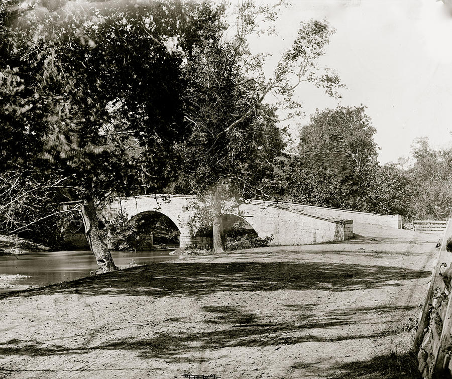 Antietam, Md. Burnsides bridge Painting by 