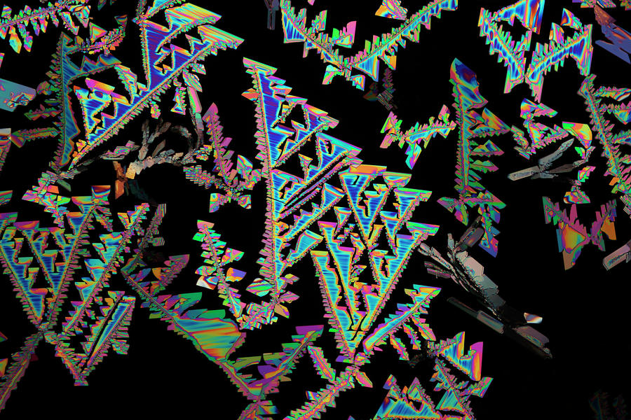 Antifebrin, Polarized Light Microscopy Photograph by Karl Gaff