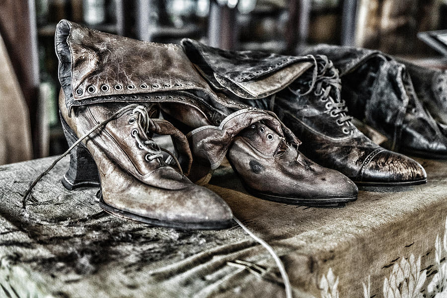 Antique Boots Photograph by Sharon Popek