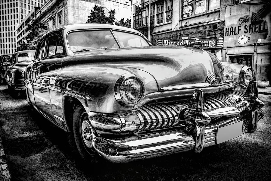 Antique Car 2504bw by Carlos Diaz Antique Car 2504bw by Carlos Diaz
