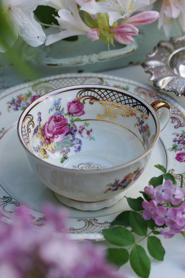 Antique Collectors Cup Photograph by Angelica Linnhoff