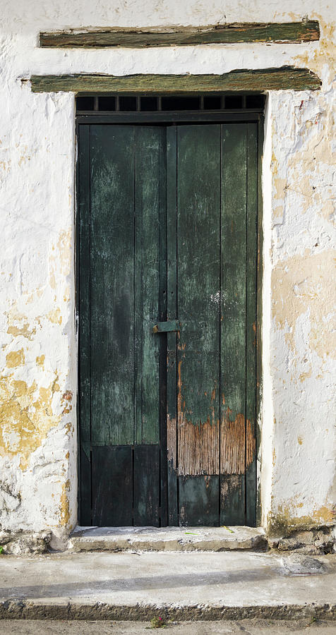 Antique Door Historical Honda Tolima Colombia Photograph by Adam Rainoff