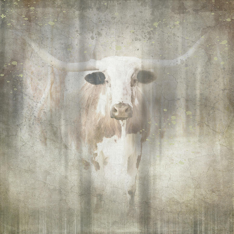 Cow Mixed Media - Antique Farm 02 by Lightboxjournal