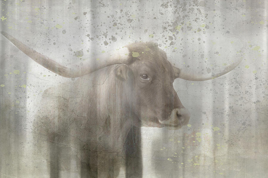 Cow Mixed Media - Antique Farm 19 by Lightboxjournal