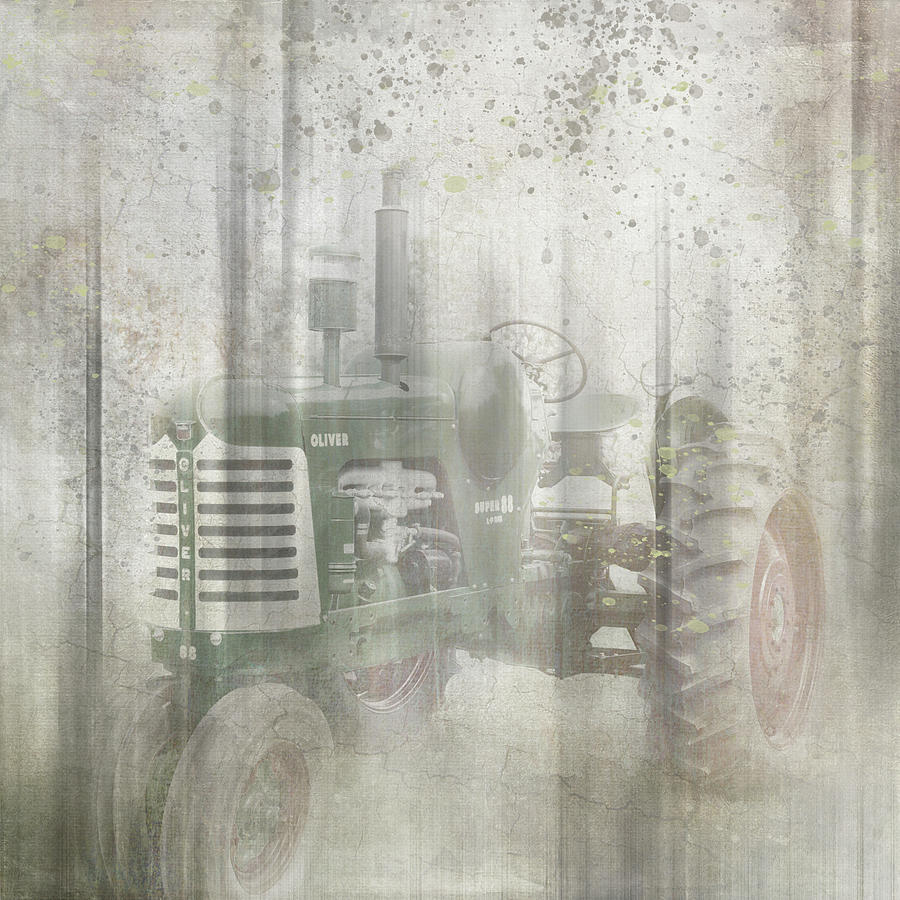 Tractor Mixed Media - Antique Farm 24 by Lightboxjournal