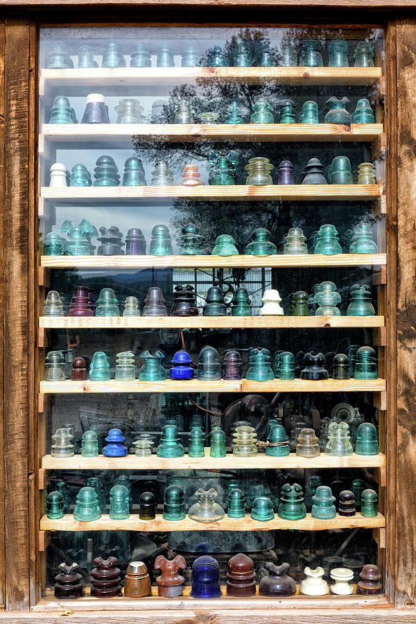 Antique Glass Insulators Photograph by Kathleen Bishop