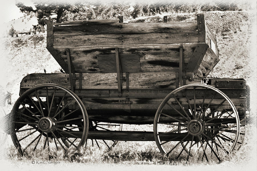 Antique Mining Wagon by Kae Cheatham Antique Mining Wagon by Kae Cheatham