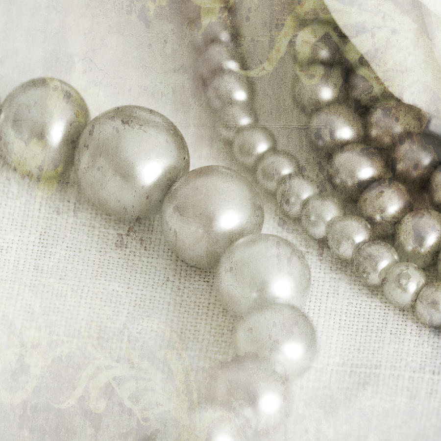 Still Life Photograph - Antique Pearls 02 by Tom Quartermaine