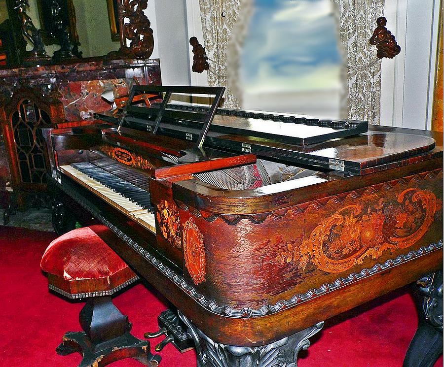 Antique piano Photograph by Karl Rose