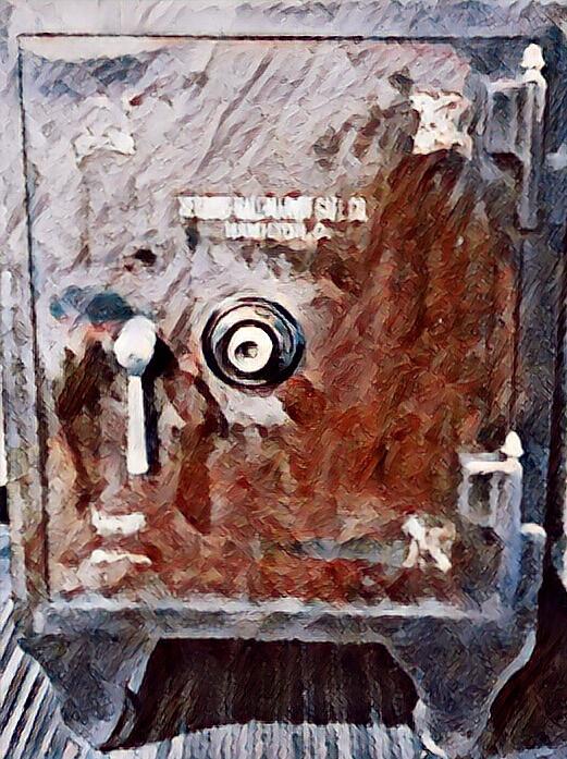 Antique Safe Photograph by Kimberly Woyak