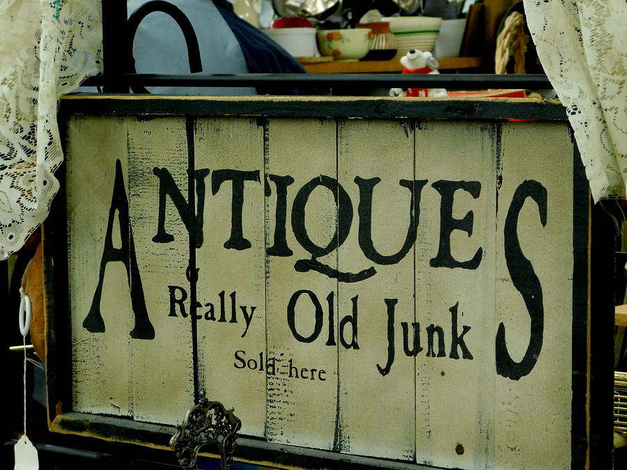 antique shop sign