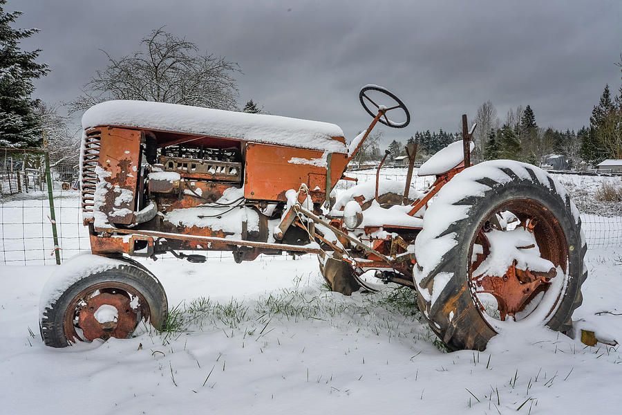 Antique Tractor Photograph by Jerry Cahill