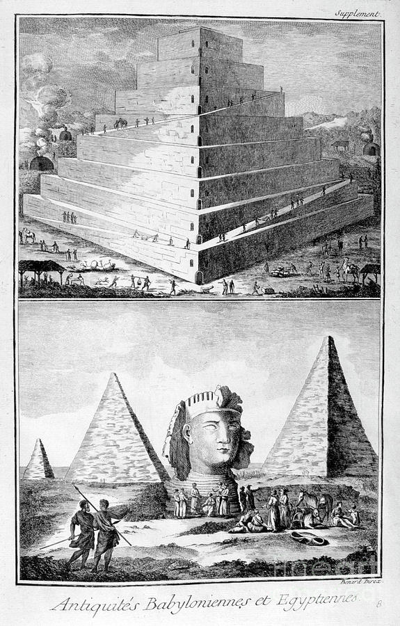 Antiquities Of Babylonia And Egypt Drawing by Print Collector