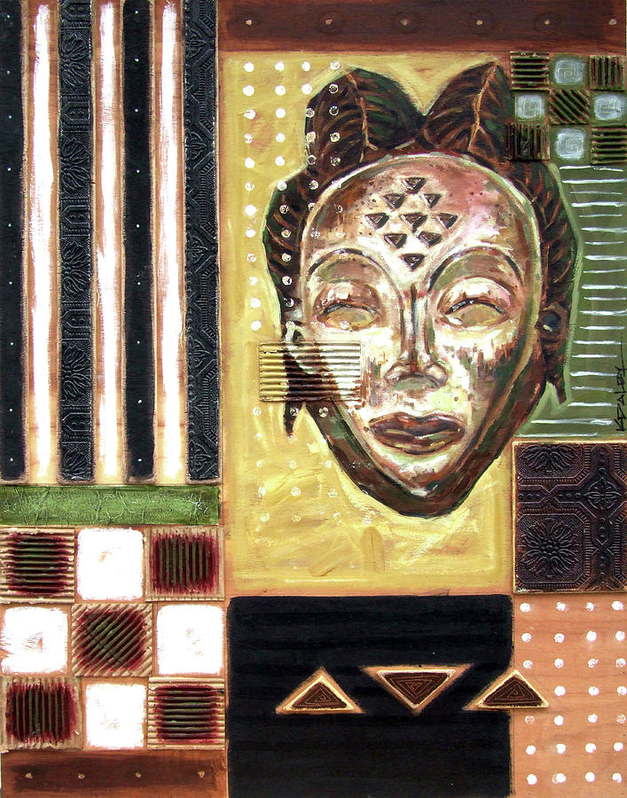 African Painting - Antiquity II #1 by Ken Daley