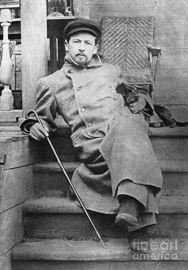 Anton Chekov Seated On Steps Photograph by Bettmann