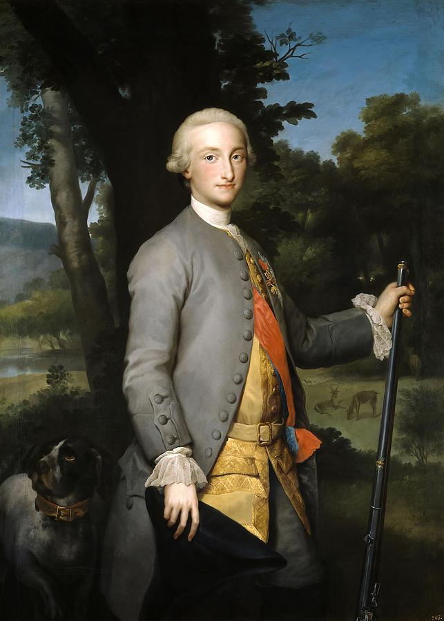 Anton Raphael Mengs Painting - Anton Rafael Mengs / Charles IV, Prince of Asturias, ca. 1765, German School. by Anton Raphael Mengs -1728-1779-