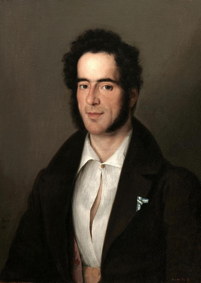 Antonio Maria Esquivel y Suarez de Urbina / Santiago Miranda, 1836, Spanish School, Oil on canvas. Painting by Antonio Maria Esquivel -1806-1857- Antonio Maria Esquivel y Suarez de Urbina / Santiago Miranda, 1836, Spanish School, Oil on canvas. Painting by Antonio Maria Esquivel -1806-1857-