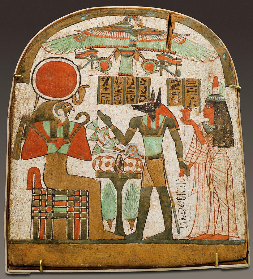 Anubis Leading The Deceased Painting by Science Source