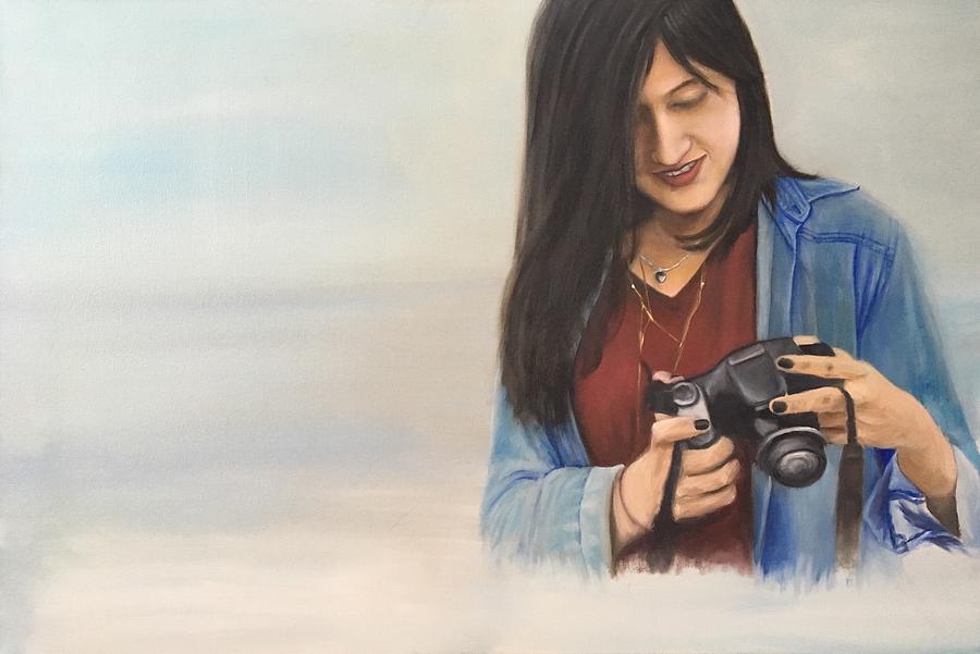 Anusha Painting by Poonam Sharma - Pixels