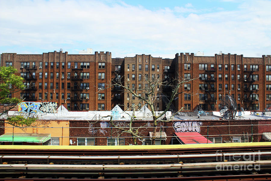 Apartment Building on Kings Highway - Brooklyn NY Photograph by Doc Braham