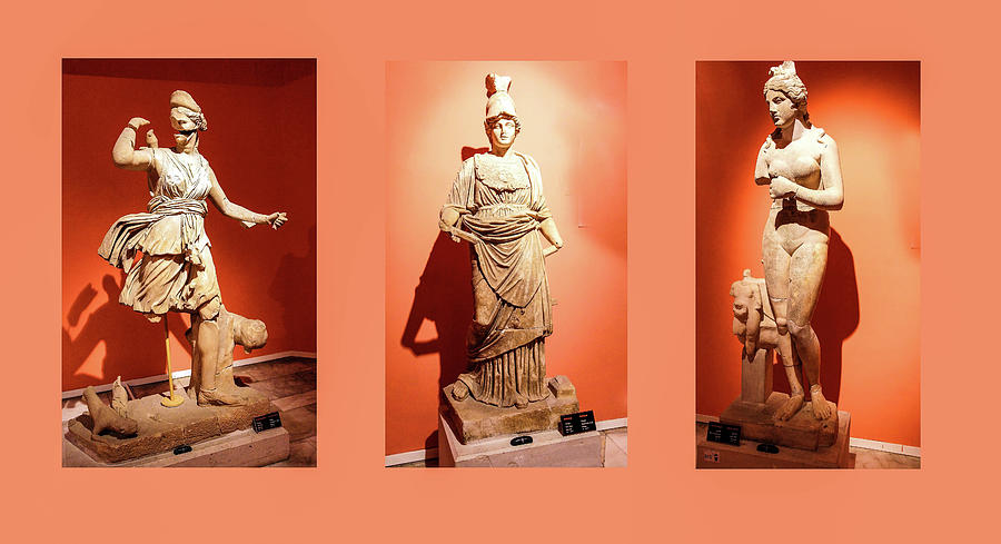 Aphrodite ,Artemis , Athena Photograph by Steve Estvanik