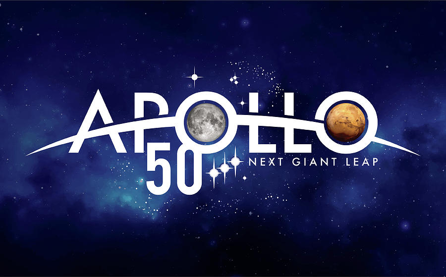 Apollo 11, 50th Anniversary Logo, 2019 Photograph by Science Source