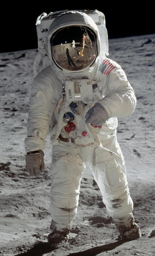 Apollo 11, Astronaut Buzz Aldrin Photograph by Science Source