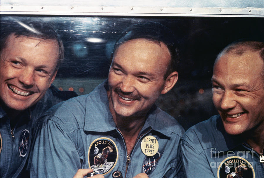 Apollo 11 Astronauts Smiling Photograph by Bettmann