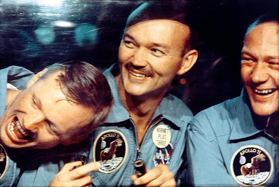 Apollo 11, Happy To Be Home, 1969 Photograph by Science Source