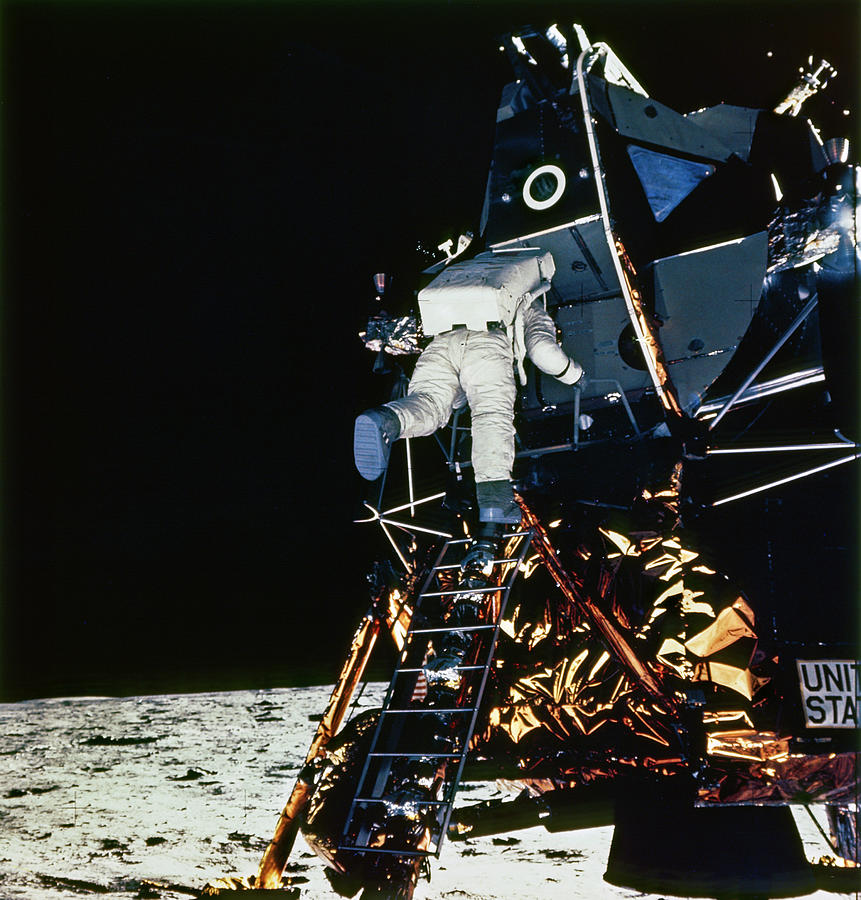 Apollo 11 Moon Landing, 1969 Photograph by Granger