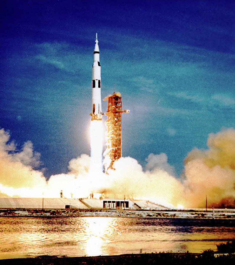 Apollo 11 Launch 2 Photograph by Eric Glaser