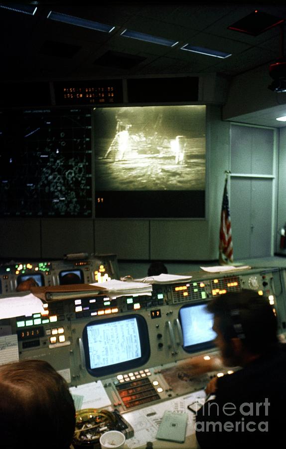 Apollo 11 Mission Control Photograph by Nasa/science Photo Library