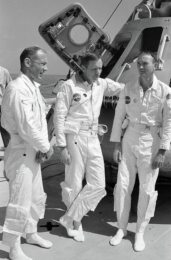 Apollo 11 Prime Crew, 1969 Photograph by Science Source