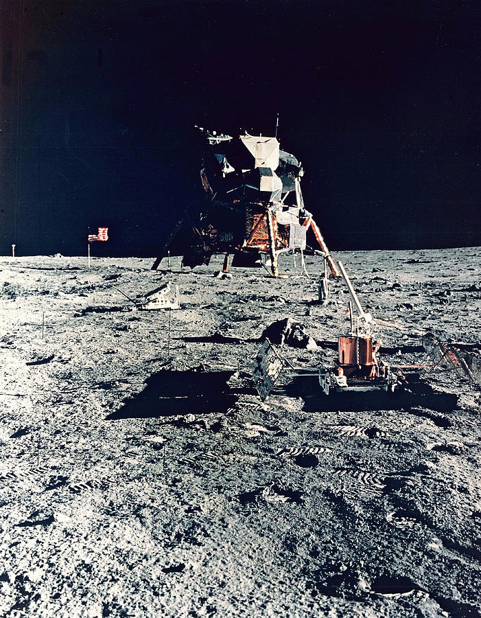 Apollo 11, Tranquility Base, 1969 Photograph by Science Source
