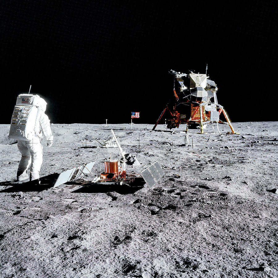 Apollo 11 - Tranquility Base Photograph by Eric Glaser