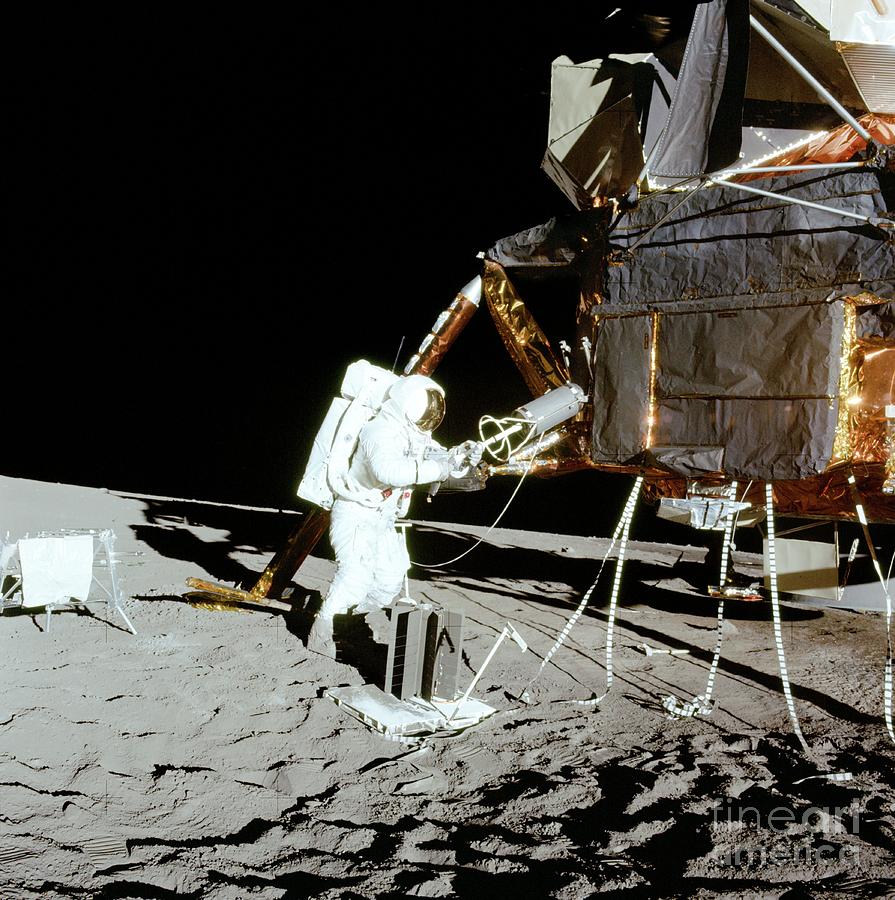 Apollo 12 Astronaut Changing Fuel Photograph by Nasa/science Photo Library