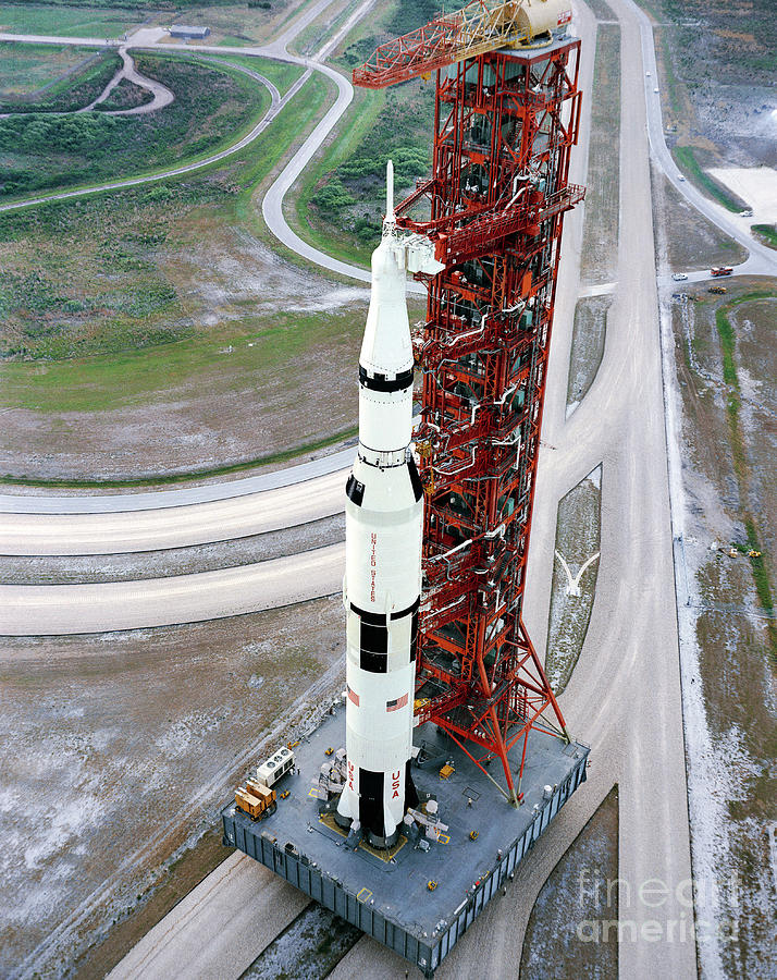 Apollo 15 Launch Preparations Photograph by Nasa/science Photo Library