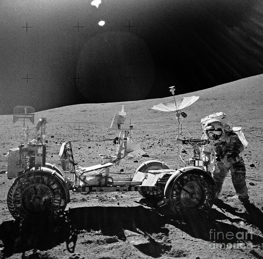 Apollo 16 Exploration Of The Moon Photograph by Nasa/science Photo Library