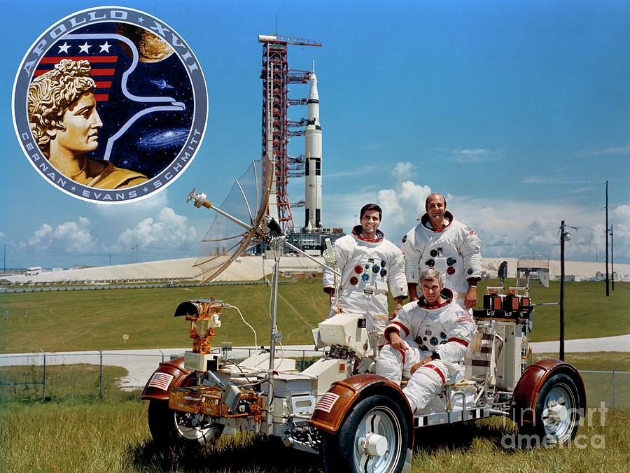 Apollo 17 Crew Photograph by Nasa/science Photo Library