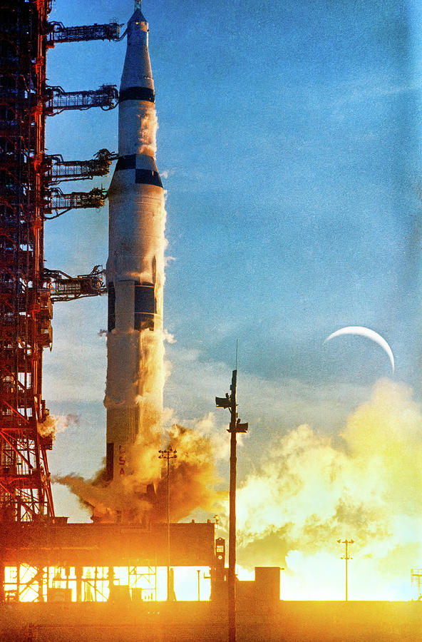 Apollo 8 Launch 1 Photograph by Eric Glaser