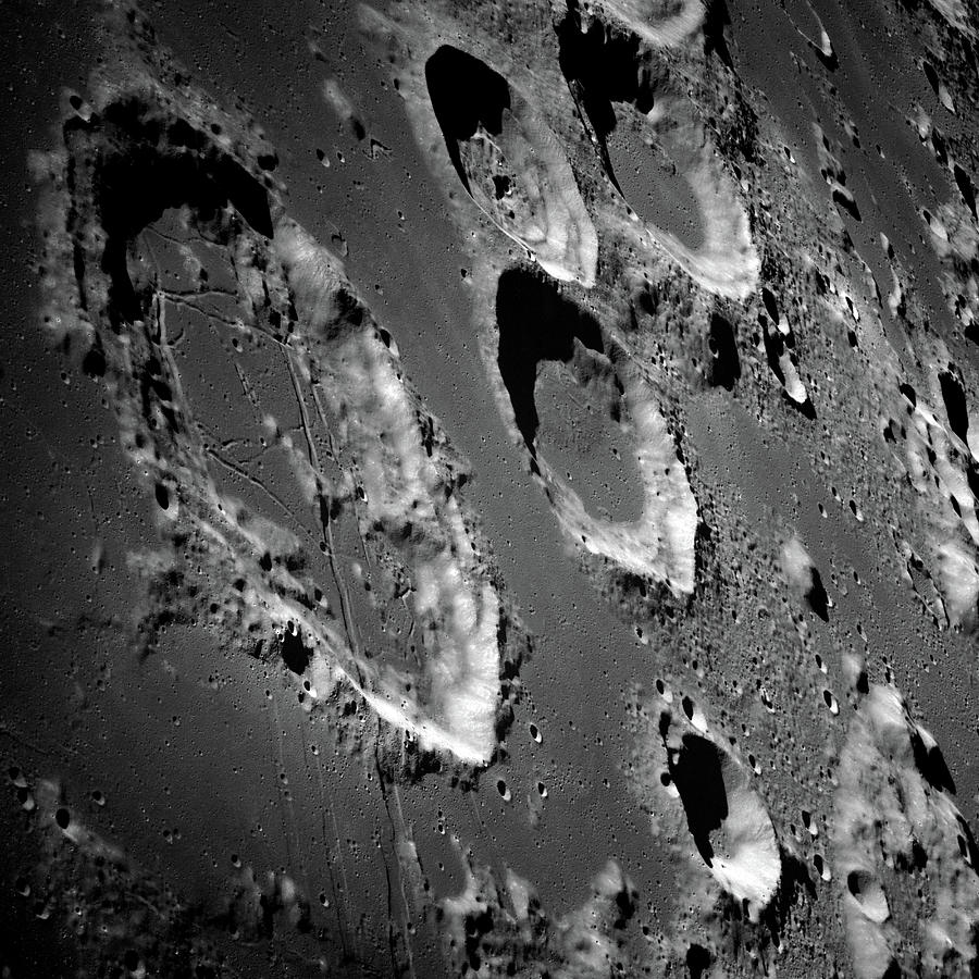 Aufputz Mond Craters Foto Nasa Apollo 8