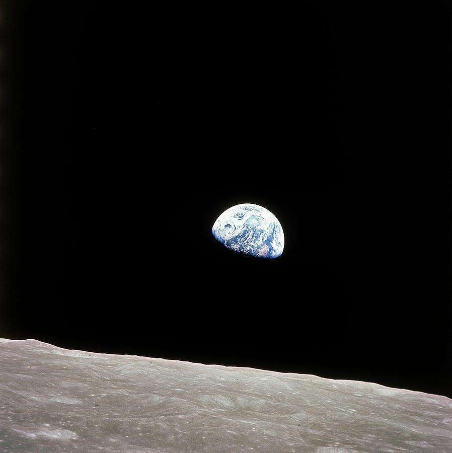 Apollo 8 Photograph by Nasa