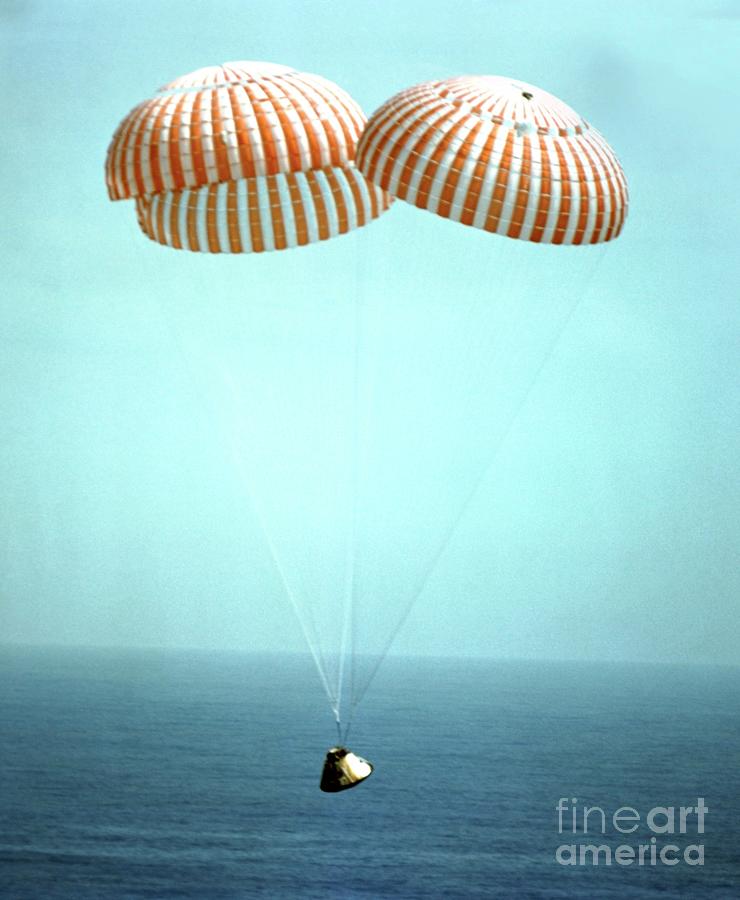Apollo 9 Water Landing Photograph by Nasa/science Photo Library