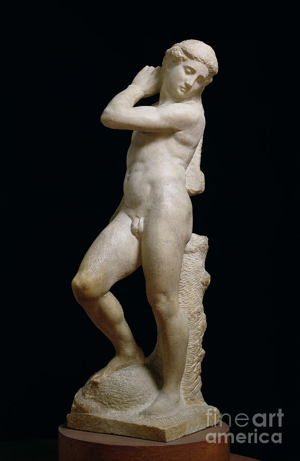 Apollo, Or David, Marble Photograph by Michelangelo Buonarroti